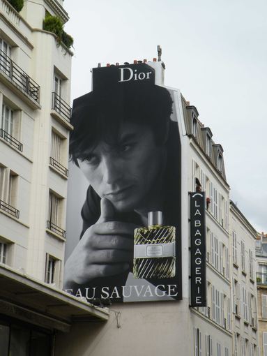  pub murale, Dior Eau Sauvage